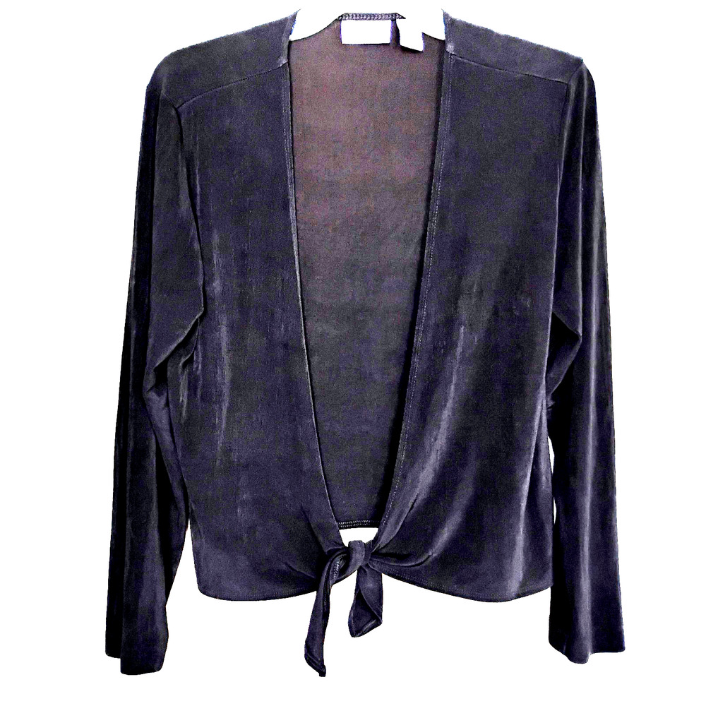 Chico's Travelers Cardigan Black Size 1 (8-10)
